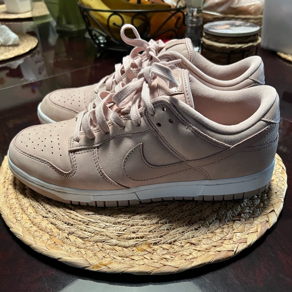 Nike dunks in pink